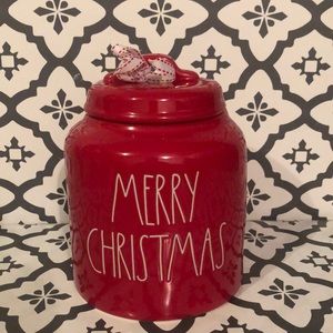 Rae Dunn MERRY CHRISTMAS Canister
